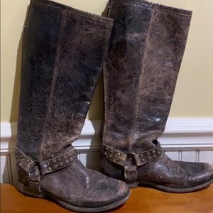 Frye Phillip Studded Harness Tall Riding Boots